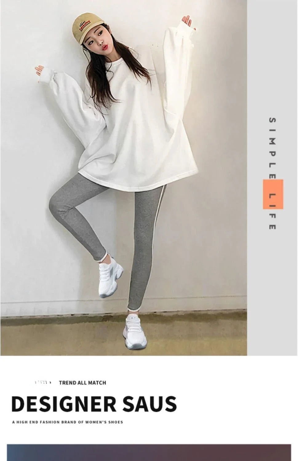 Women Fashion Sneakers Spring Summer New Comfortable Running Shoes Tennis Sneakers Lightweight