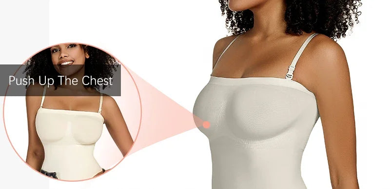 Womens Bodysuit Tummy Control Shapewear Thong Seamless Slimming Compression Body Shaper