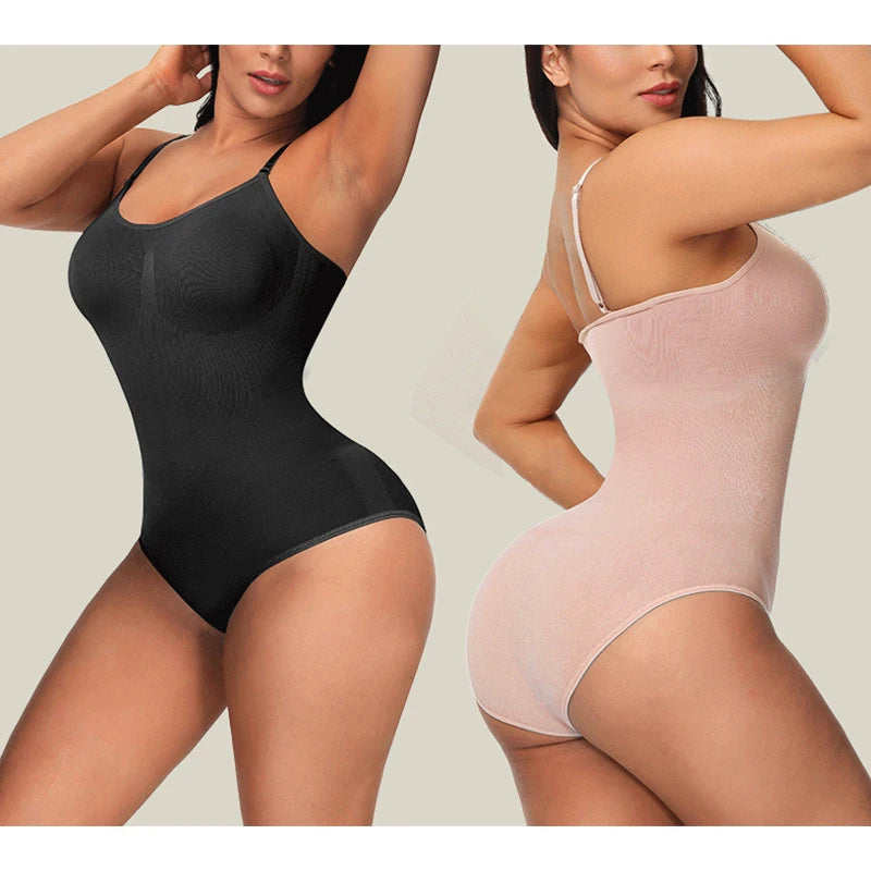 High Elastic Bodysuit for Women Tummy Control Shapewear Seamless Sculpting Thong Body Shaper