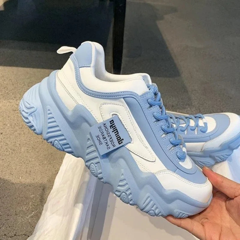 Women Sneakers Casual Sneakers Women Comfortable Soft Bottom Lace Up Female Shoes