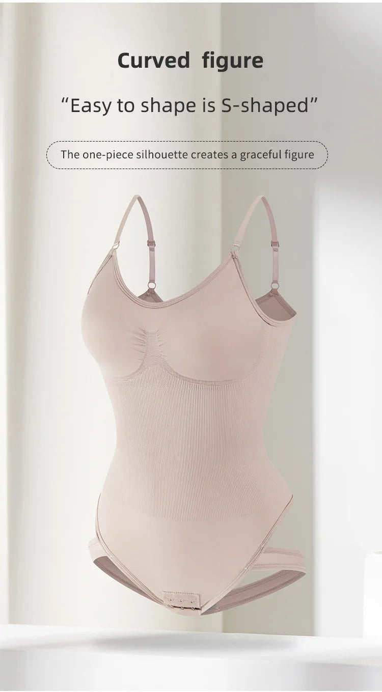 Women Bodysuit Shapewear Tummy Control Fajas Body Shaper Waist Trainer