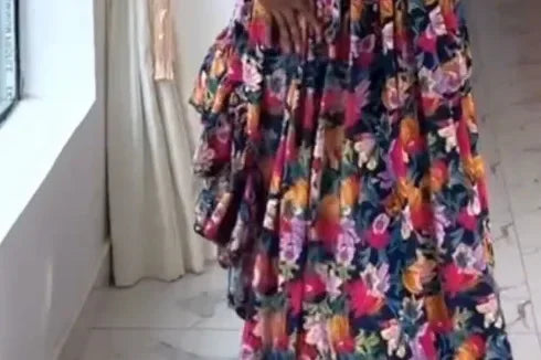 Women Summer Spring Africa Clothing Sleeveless Dress Sexy V-Neck Slim Dress