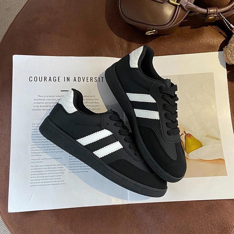 Women's Casual Sneakers Lace Sobriety New Fashion Lightweight Casual Outdoor Walking Shoes Sneakers