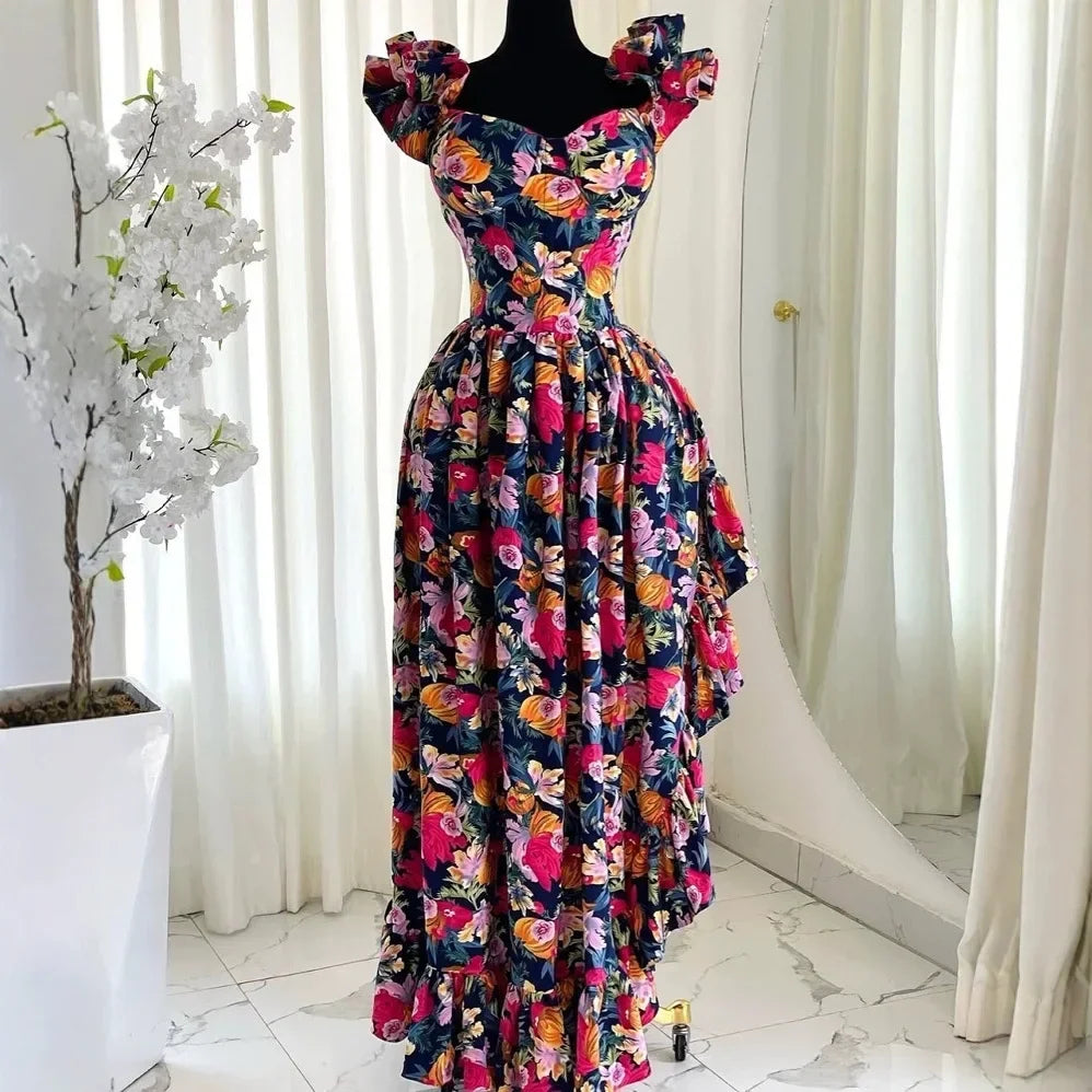 Women Summer Spring Africa Clothing Sleeveless Dress Sexy V-Neck Slim Dress