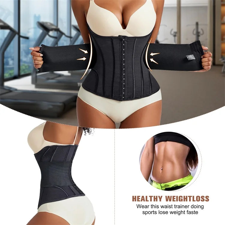 Waist Trainer Corset Women Binders Shaper Tummy Wrap Body Shapewear Slimming Belt Flat Belly Workout Women Shaper Slimming