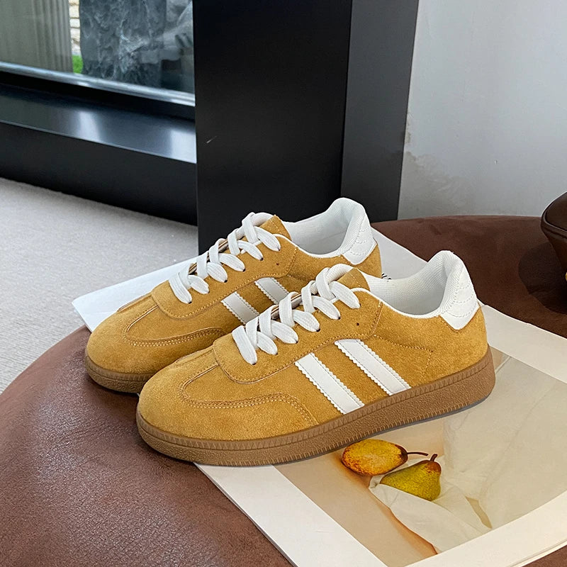 Women's Casual Sneakers Lace Sobriety New Fashion Lightweight Casual Outdoor Walking Shoes Sneakers