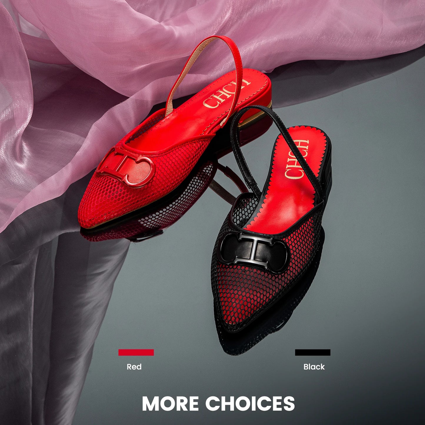 Women's Flat Shoes Mesh Hollow Sandals Black Women's Shoes Mesh Sandals