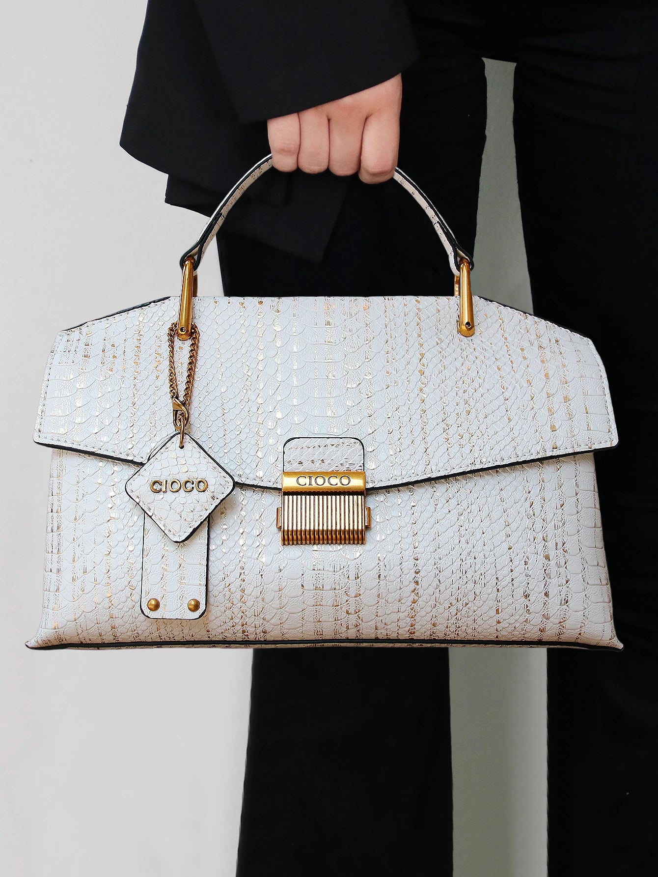 blue snake-shaped high-grade handbag fashion luxury luxury handbag lightweight large-capacity one-shoulder bag