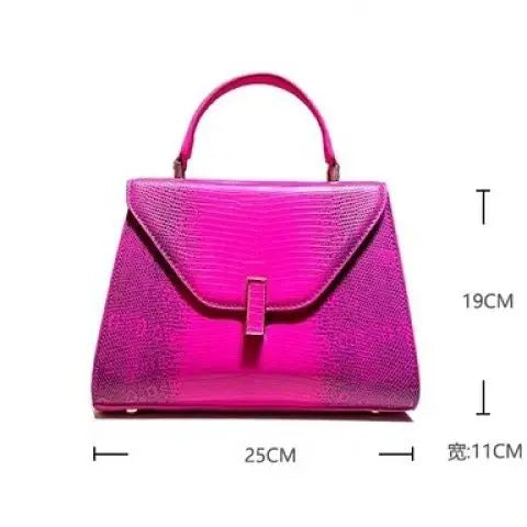 High Quality Lizard-print Handbag Women's Shoulder Crossbody Bag