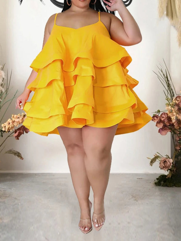 Plus Size Elegant Chic Large Women Dress Satin Summer Sexy Party Dress
