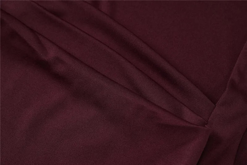 Wedding Guest Square Collar Sleeveless Sexy Maxi Dress For Women Bodycon Dress