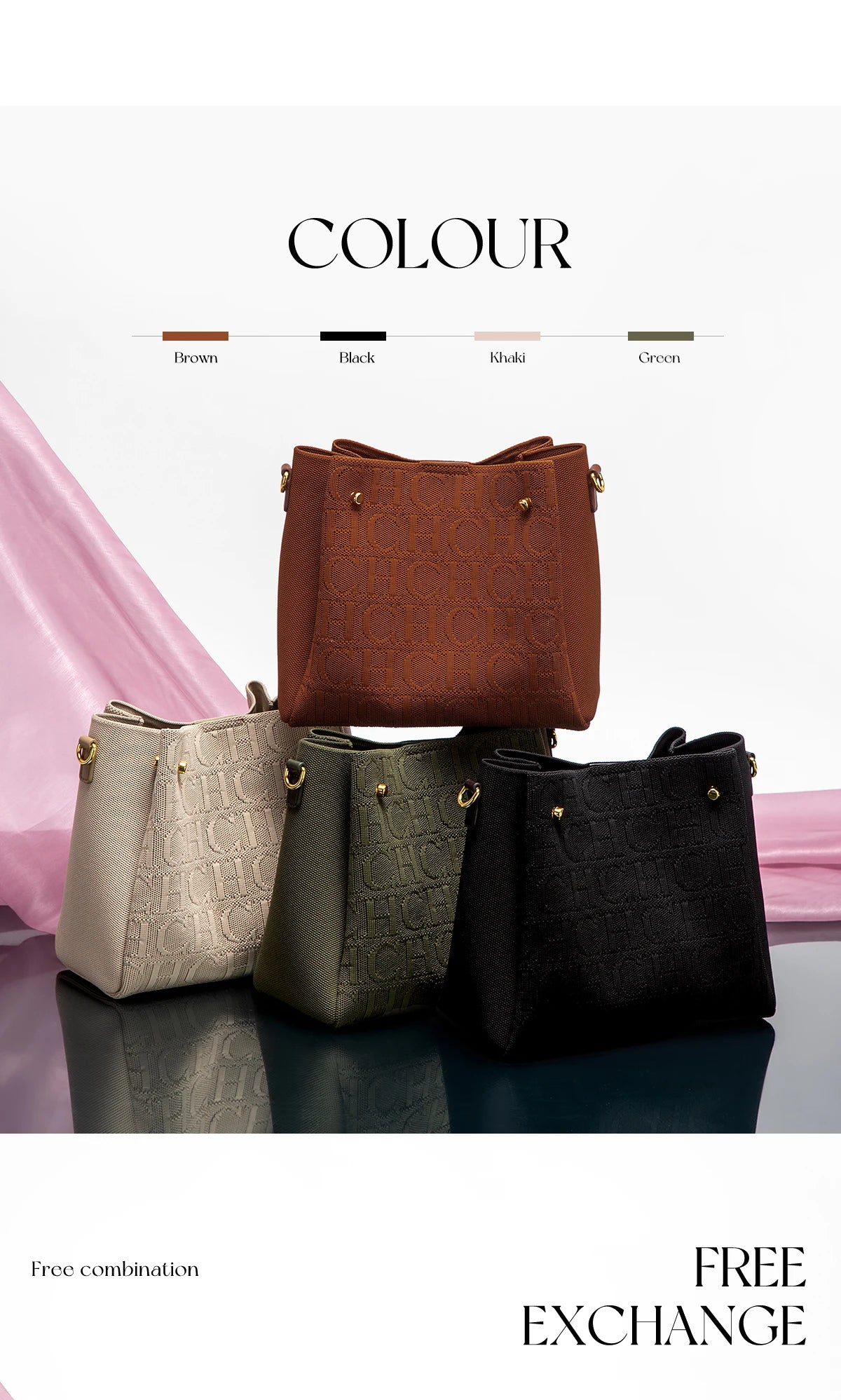 Crossbody Elegant Design Drawstring Design Women's Bag