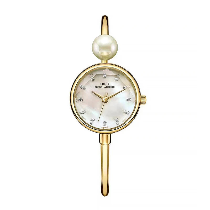 Elegant Women Bracelet Watch Luxury Diamond Waterproof Ladies Bangle Wristwatch