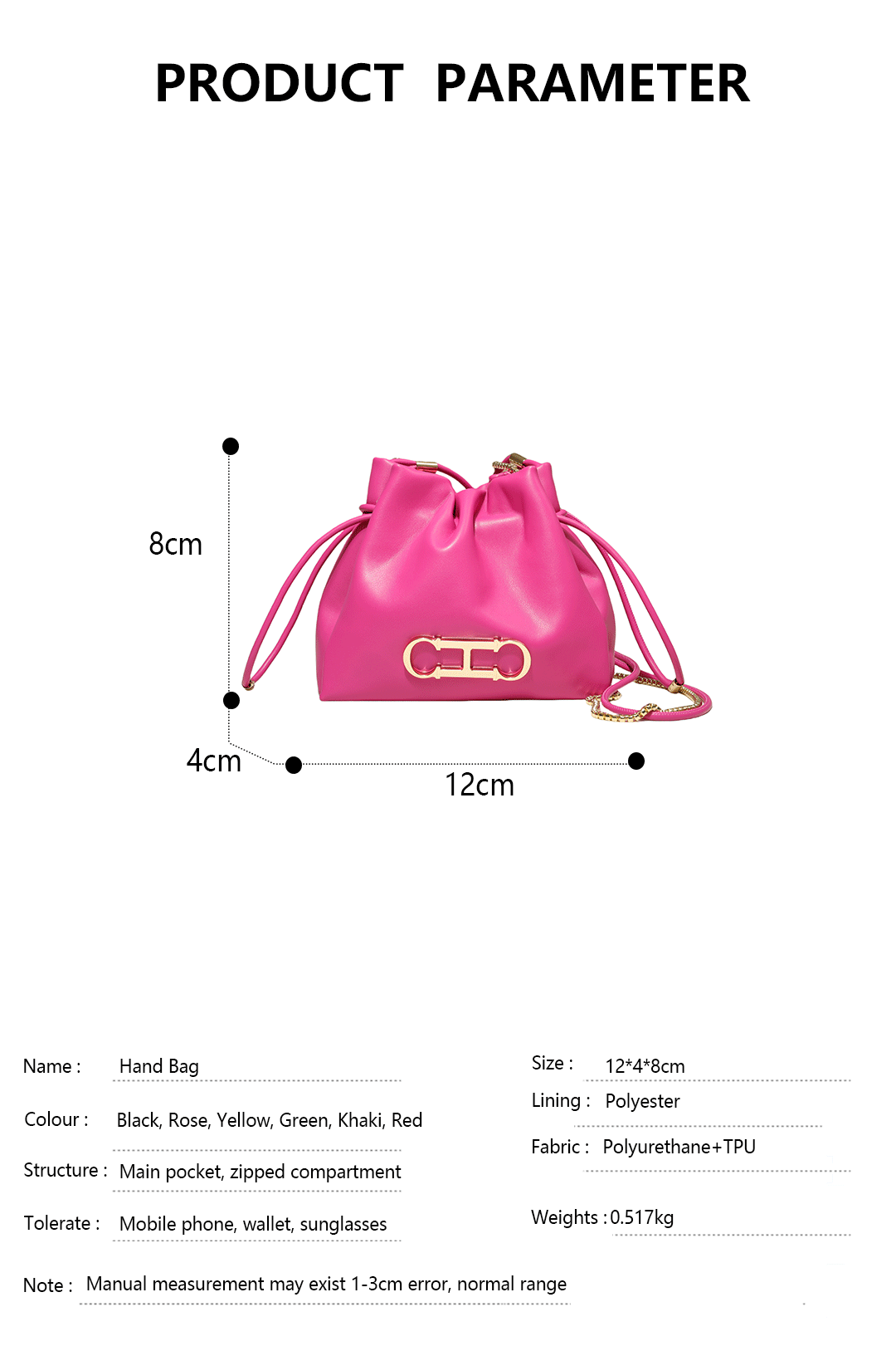 Premium Ladies Commuter Bag High Quality Solid Color Design Shoulder Bag