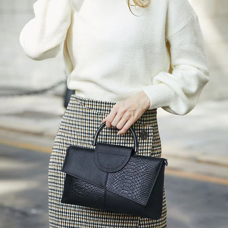 High Quality Soft PU Leather Handbag Women Luxury Purses