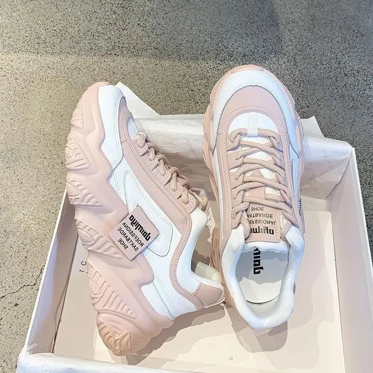 Women Sneakers Casual Sneakers Women Comfortable Soft Bottom Lace Up Female Shoes