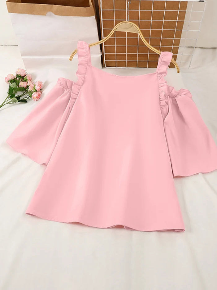 Oversized Women Blouse Summer Off Shoulder Tank Tops Tunic Casual Loose Blouse