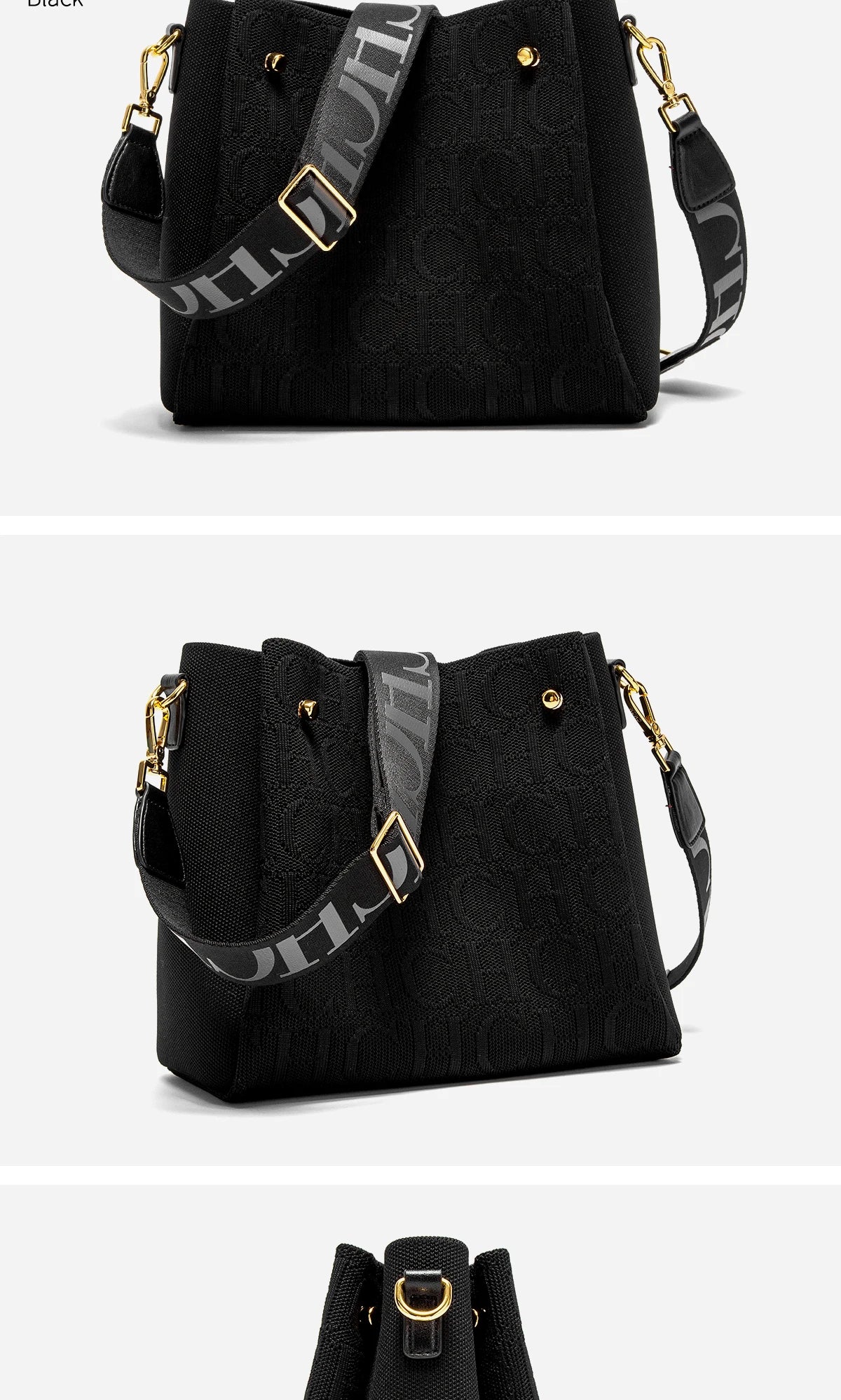 Crossbody Elegant Design Drawstring Design Women's Bag