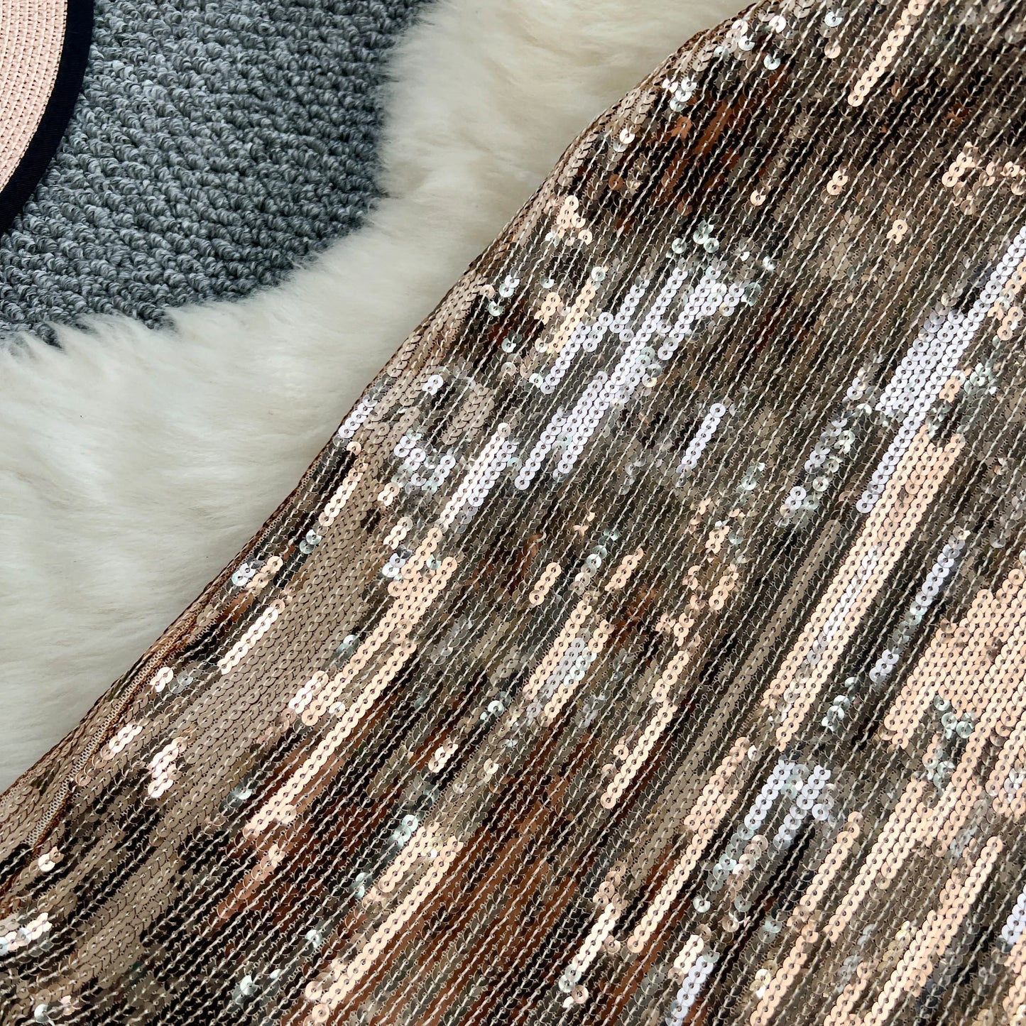 Women Chic Sequin tassel glitter Skirt High Waist Elegant Korean Fashion Skirt