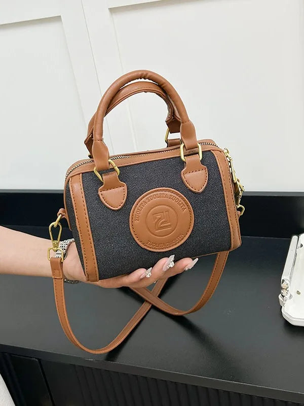 Summer Women's Canvas Bag - Niche Pillow Design, Fashionable for Commuting, Versatile Handbag
