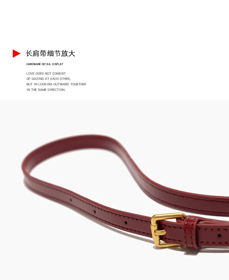 Square Bag Women's Handbag High Quality Single Shoulder Crossbody Bag