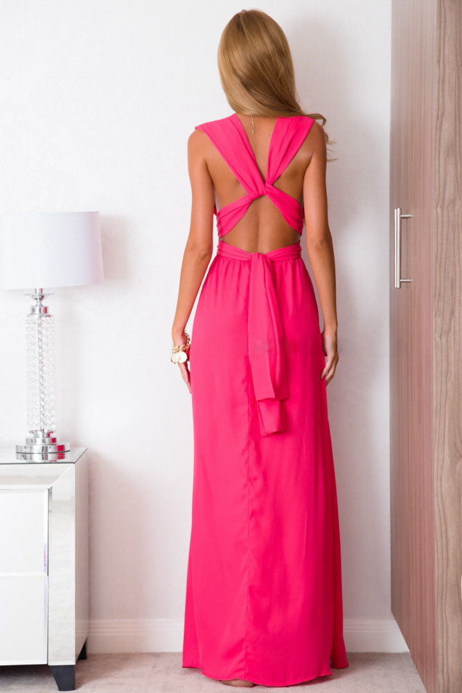 Multiway Wrap Convertible Boho Maxi Dress Bridesmaid Infinity Robe Dresses