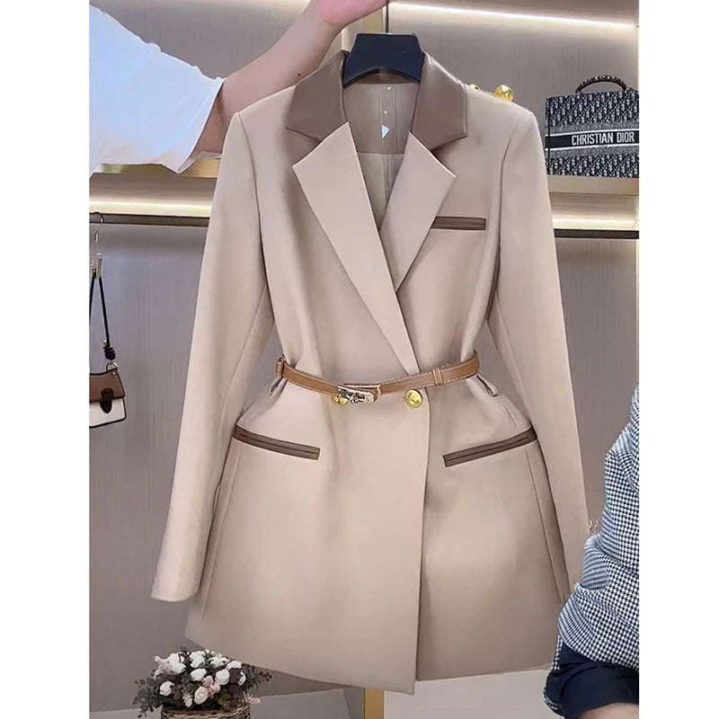 Elegant Women Office Blazer Coat Ladies Casual Slim Suit Outwear