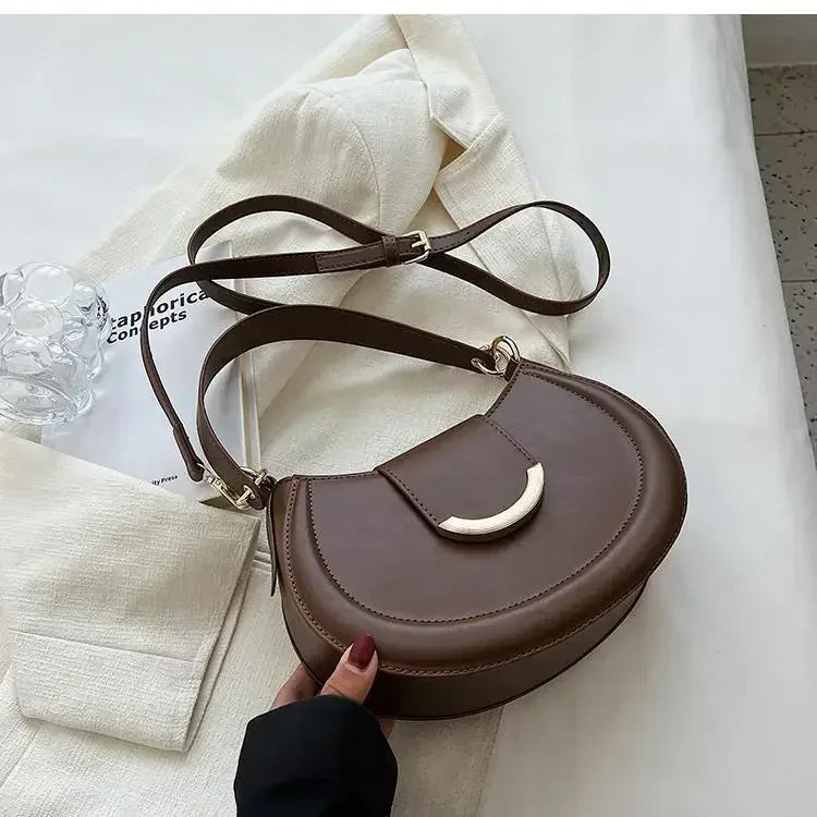 Armpit Shoulder Side Bags for Women Trend Leather Small Underarm Crossbody Handbags