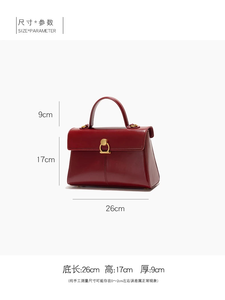Square Bag Women's Handbag High Quality Single Shoulder Crossbody Bag