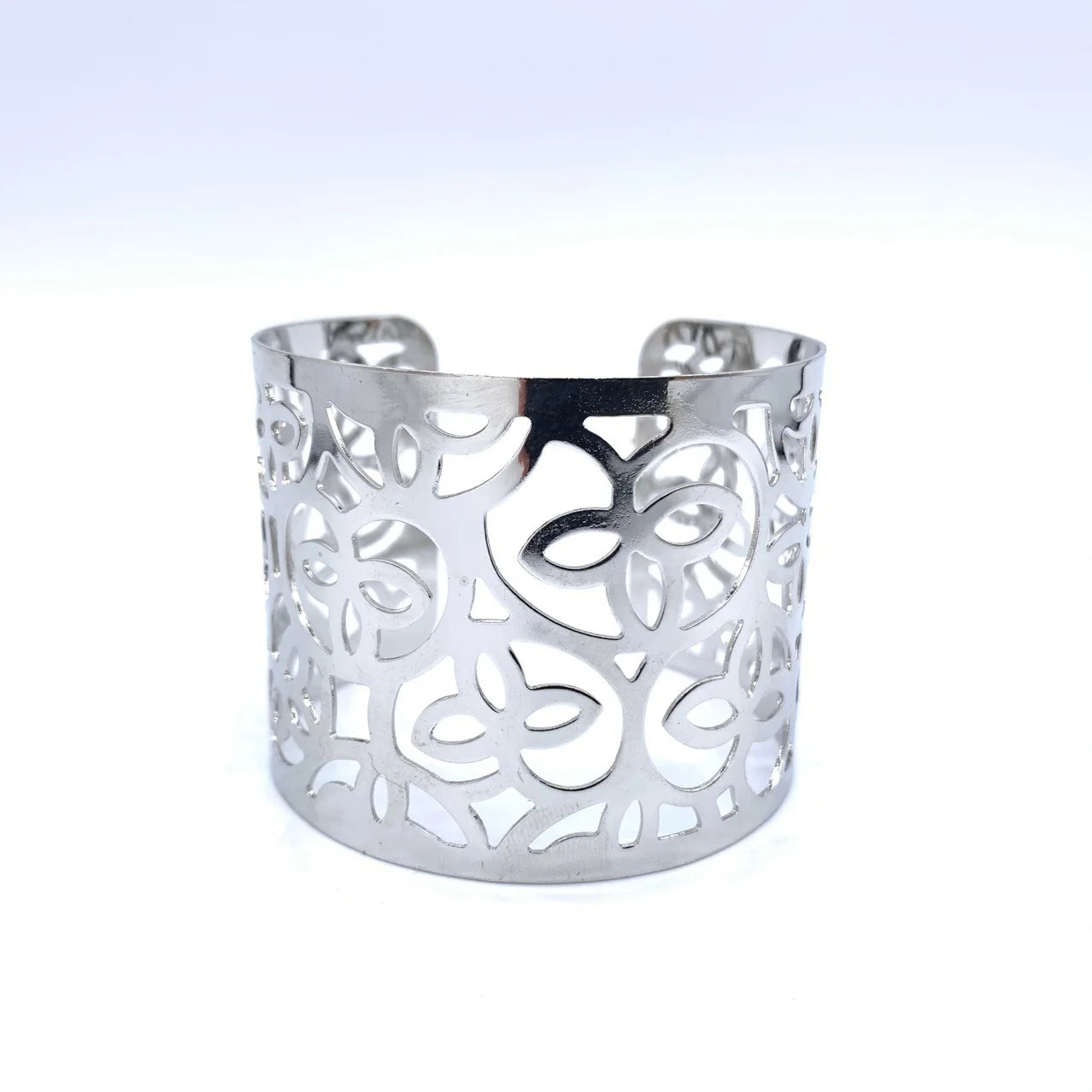 Round Chain Charms Cuff Bracelet For Women