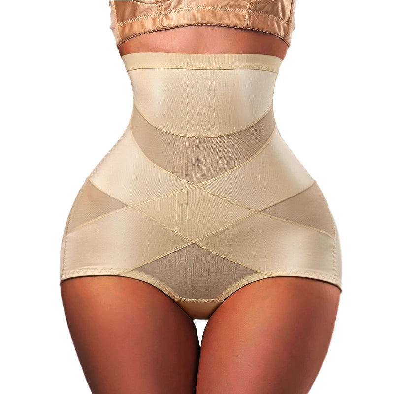 Women High Waist Trainer Body Shaper Panties Tummy Belly Control Body Slimming Control Shapewear