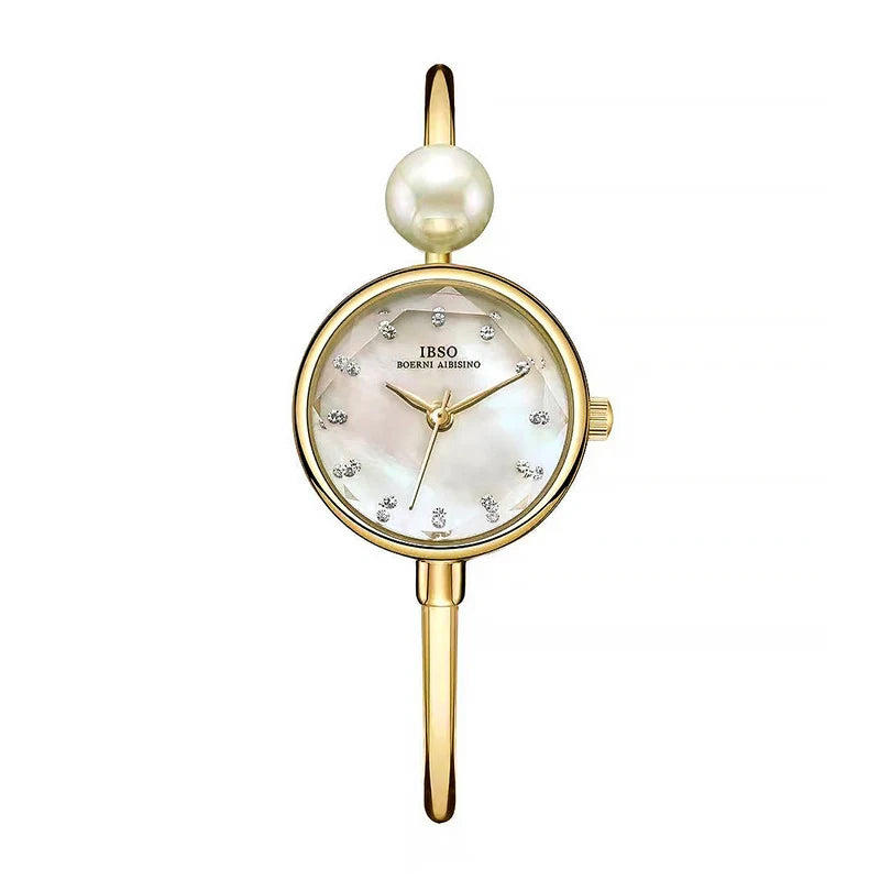 Elegant Women Bracelet Watch Luxury Diamond Waterproof Ladies Bangle Wristwatch