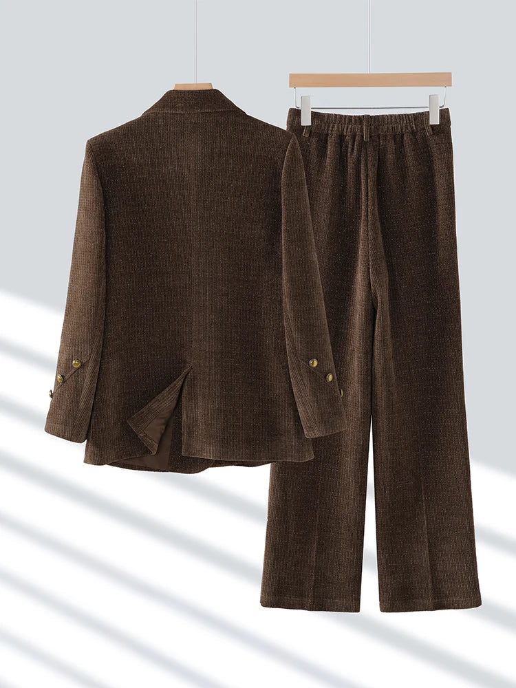 Women Jacket Blazer and Trouser Formal 2 Piece Suit