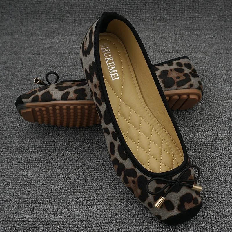 Flat Shoes Women Ballet Flats Bowknot Ladies Shoes Big Size 42