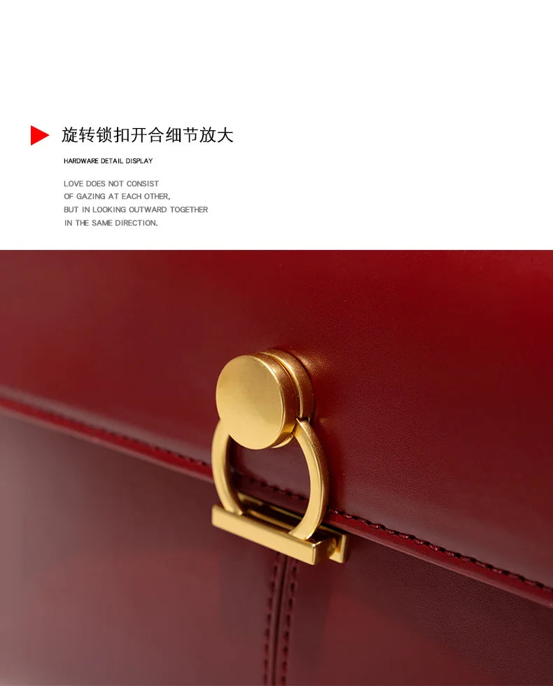 Square Bag Women's Handbag High Quality Single Shoulder Crossbody Bag