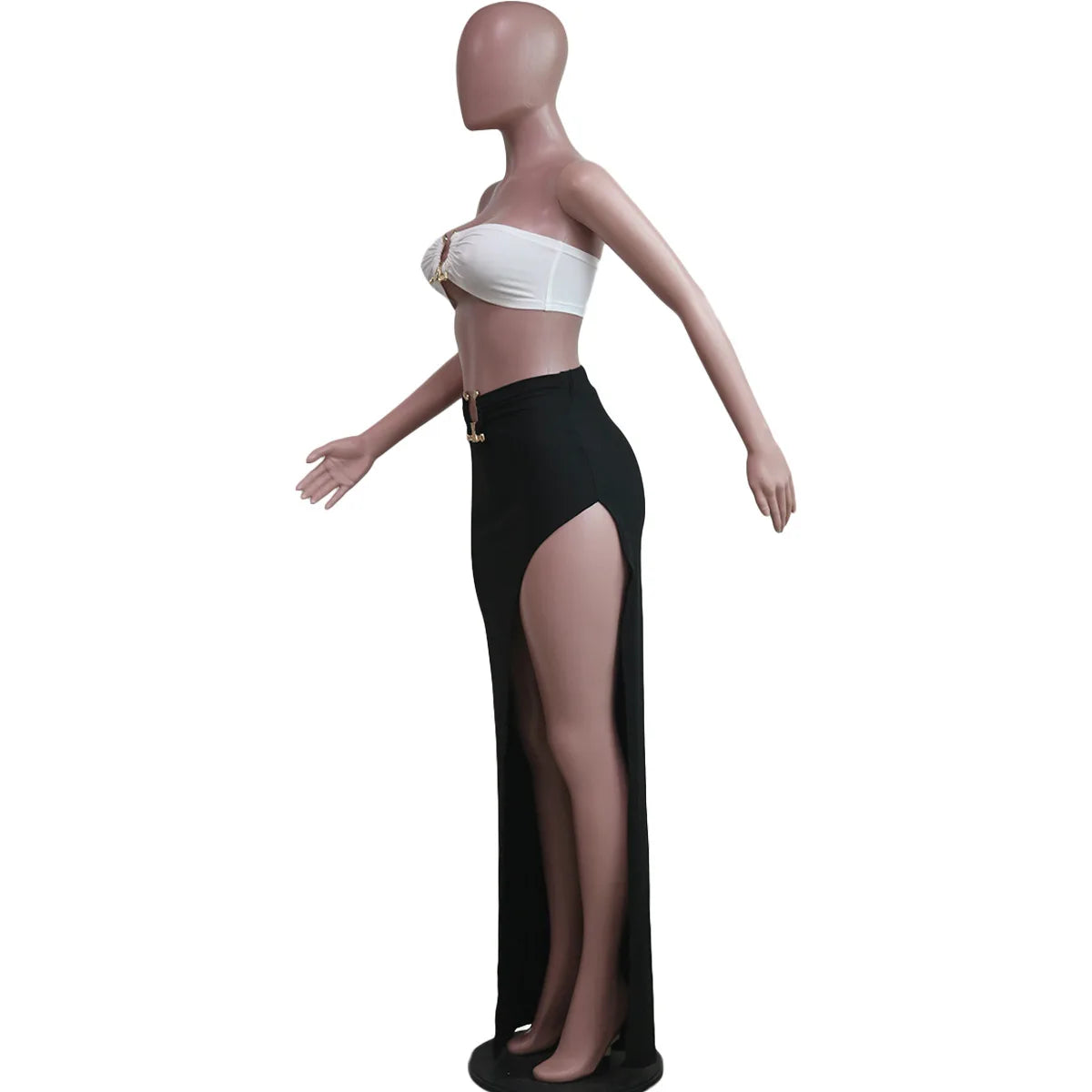 European and American women's casual fashion sexy irregular skirt suit beach dress Resort Wear