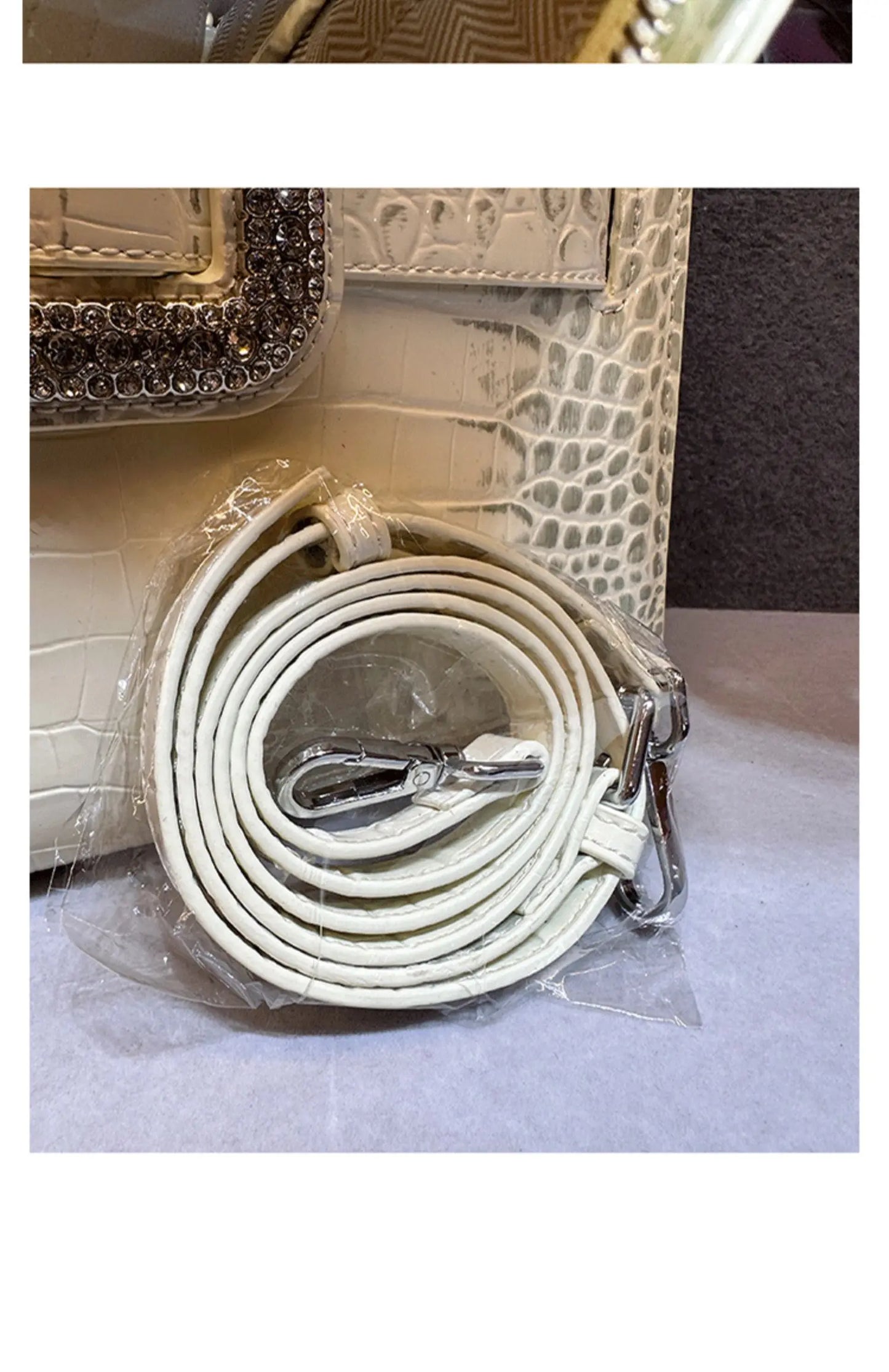 High Quality Crocodile Leather Handbag for Women Shoulder Crossbody Bag