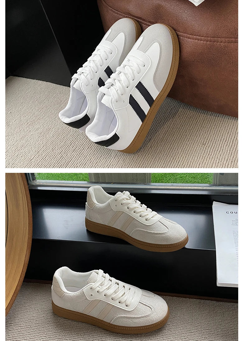 Women's Casual Sneakers Lace Sobriety New Fashion Lightweight Casual Outdoor Walking Shoes Sneakers
