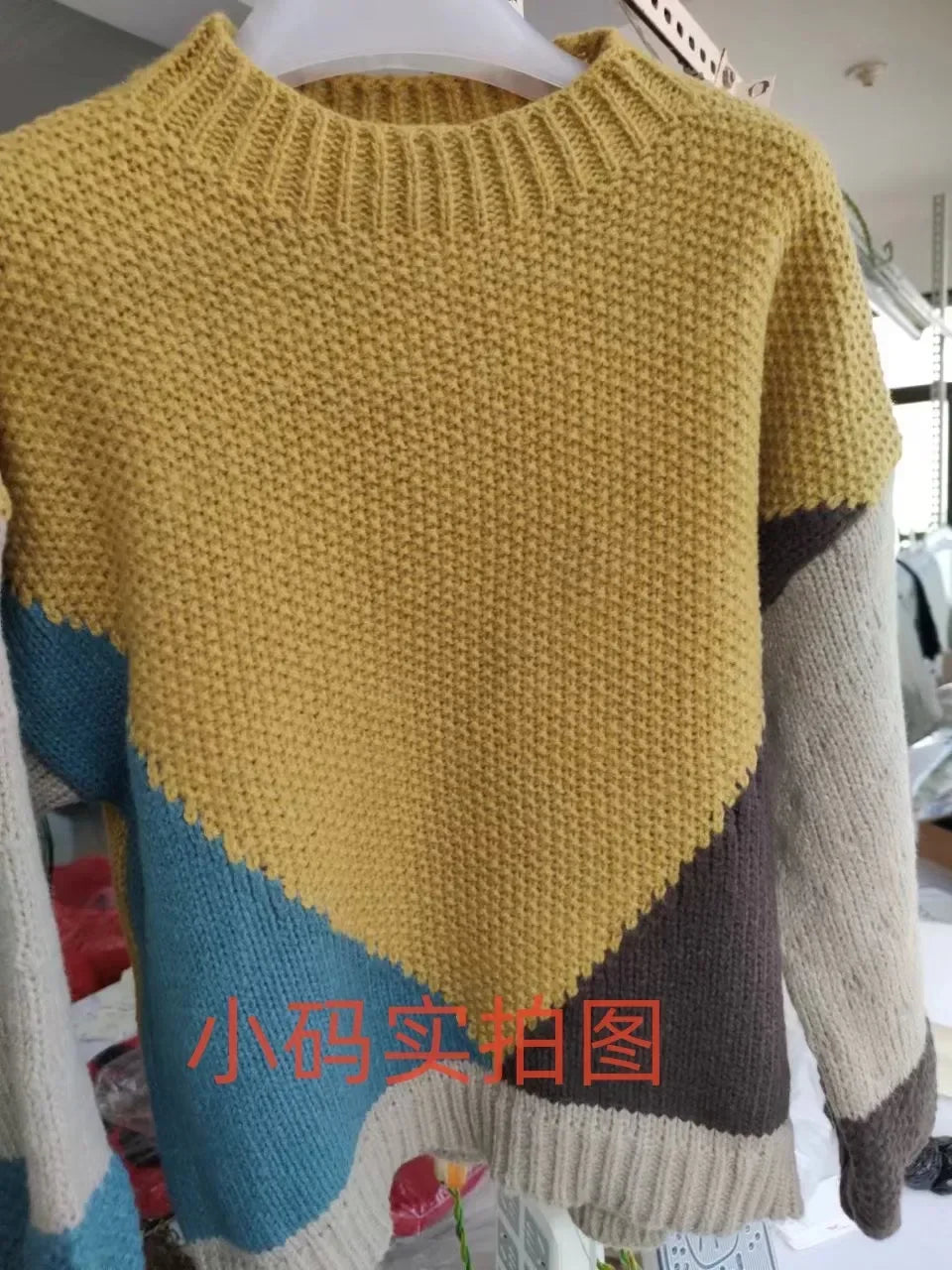 Women Pullovers Knitted Sweater Round Neck Full Sleeve Sweaters Loose Jumpers