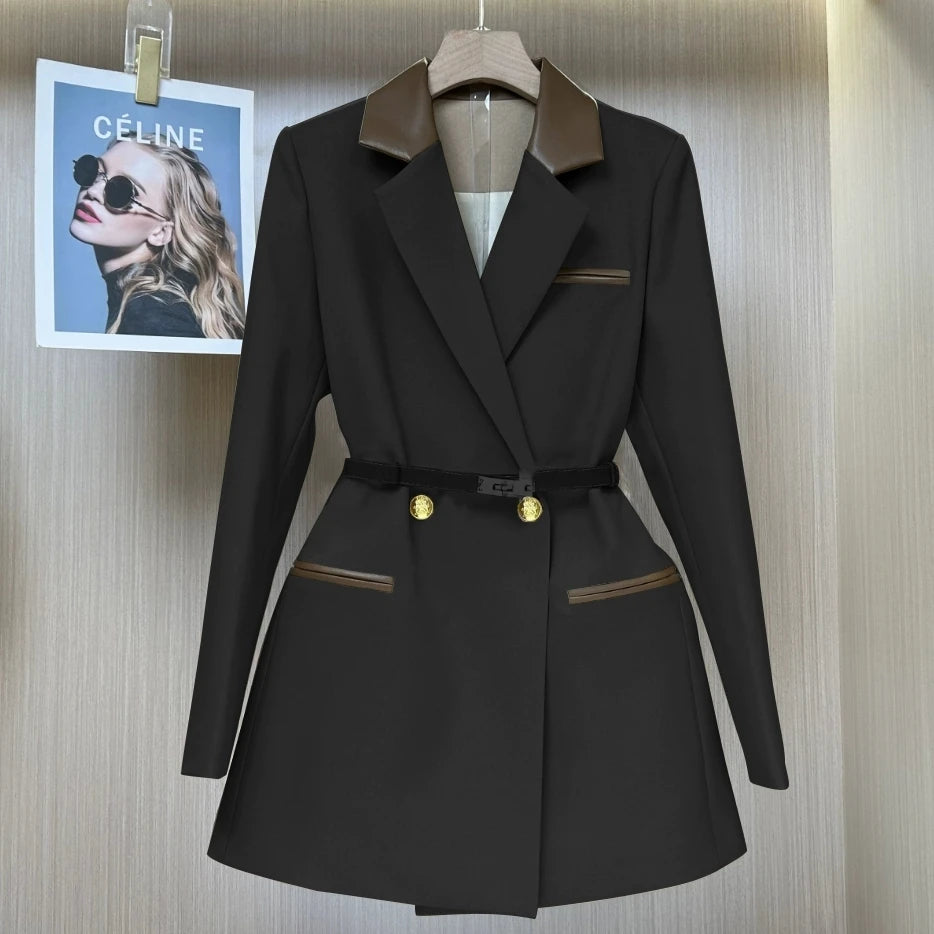 Elegant Women Office Blazer Coat Ladies Casual Slim Suit Outwear