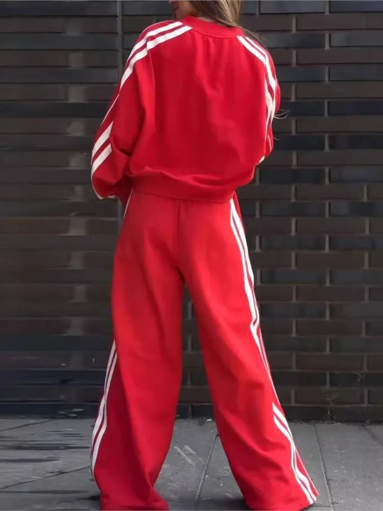 2 Piece Set Women Casual Sweatpants Outfits Long Sleeve Tops Pants Sets Sweatshirts Two Piece Set Fashion Suits