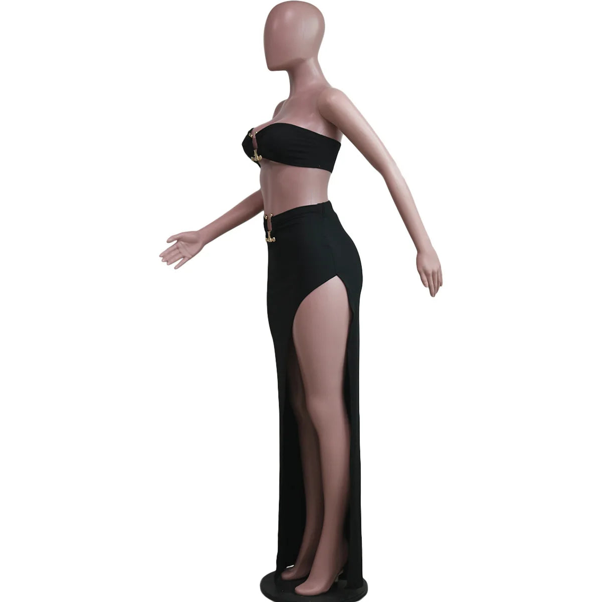 European and American women's casual fashion sexy irregular skirt suit beach dress Resort Wear