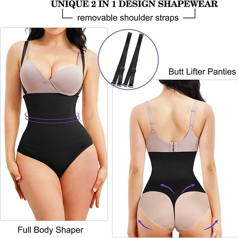 Women Full Body Shaper Tummy Control Slimming Underwear Sheath Butt Lifter Push Up Abdomen Shaper