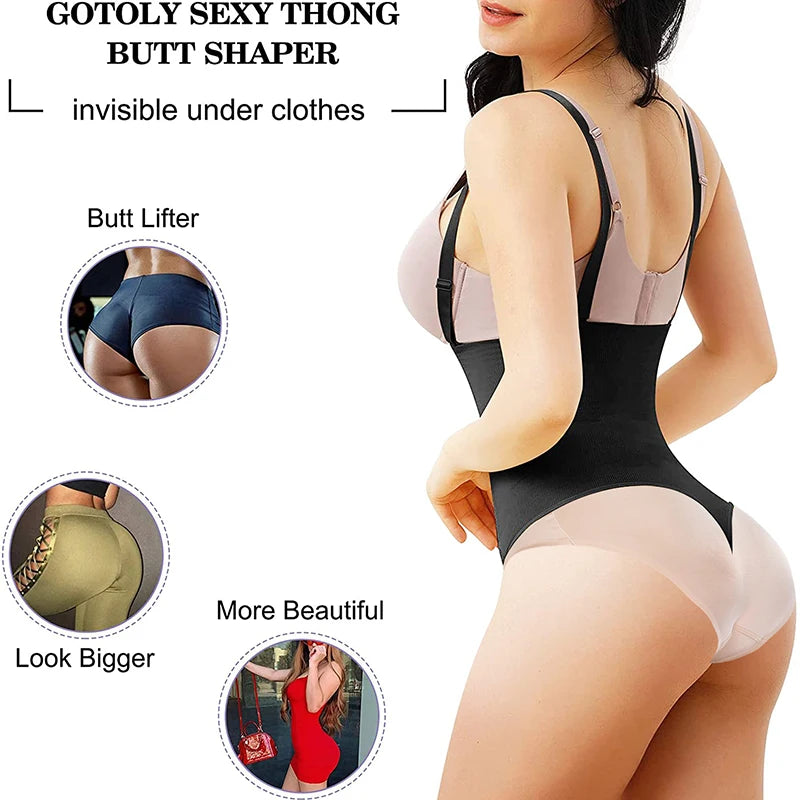 Women Full Body Shaper Tummy Control Slimming Underwear Sheath Butt Lifter Push Up Abdomen Shaper