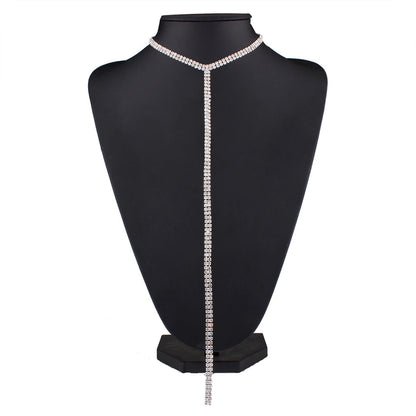 Rhinestone Choker Crystal Gem Luxury Choker Necklace for Women