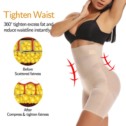Women Body Shaper Firm Tummy Control Shorts Under Skirts High Waist Shaping Panties Slimming Underwear