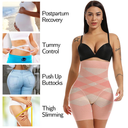 Women Body Shaper Firm Tummy Control Shorts Under Skirts High Waist Shaping Panties Slimming Underwear