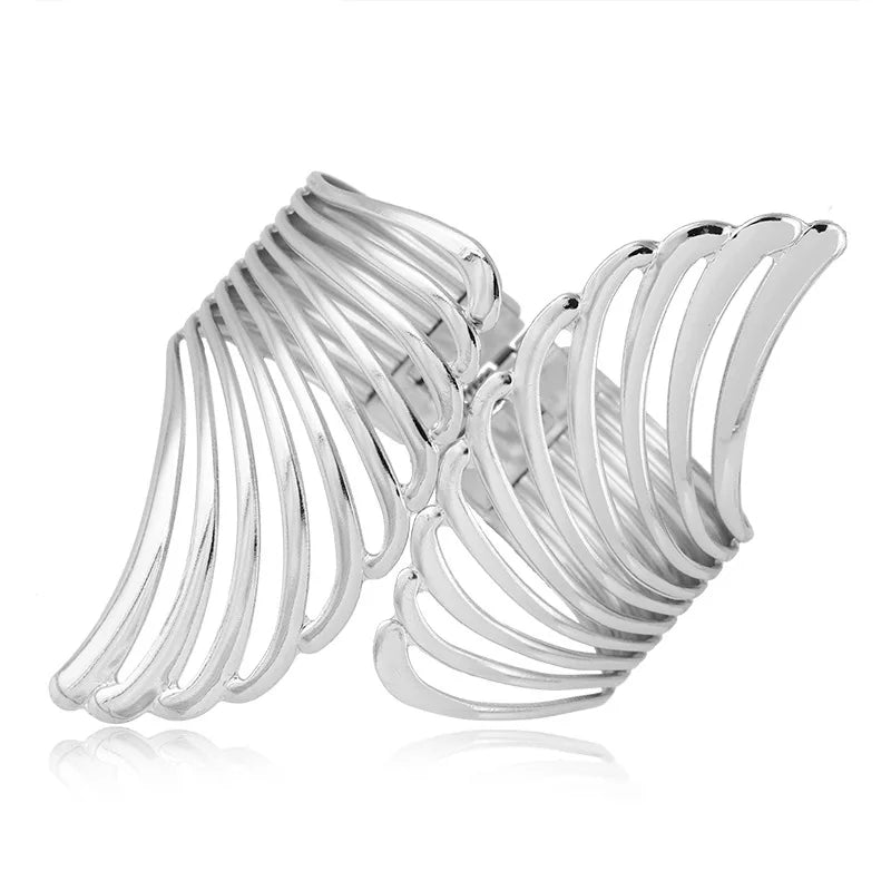 Round Chain Charms Cuff Bracelet For Women