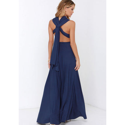 Multiway Wrap Convertible Boho Maxi Dress Bridesmaid Infinity Robe Dresses