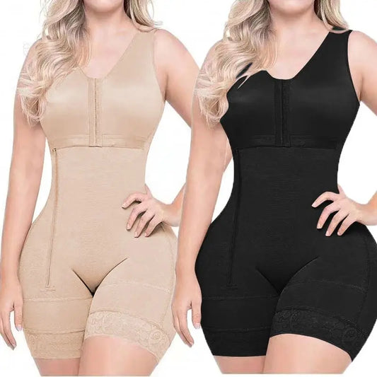 Post Surgery Shapewear High Compression Short Girdle with Brooches Bust for Daily and Post-Surgical Slimming